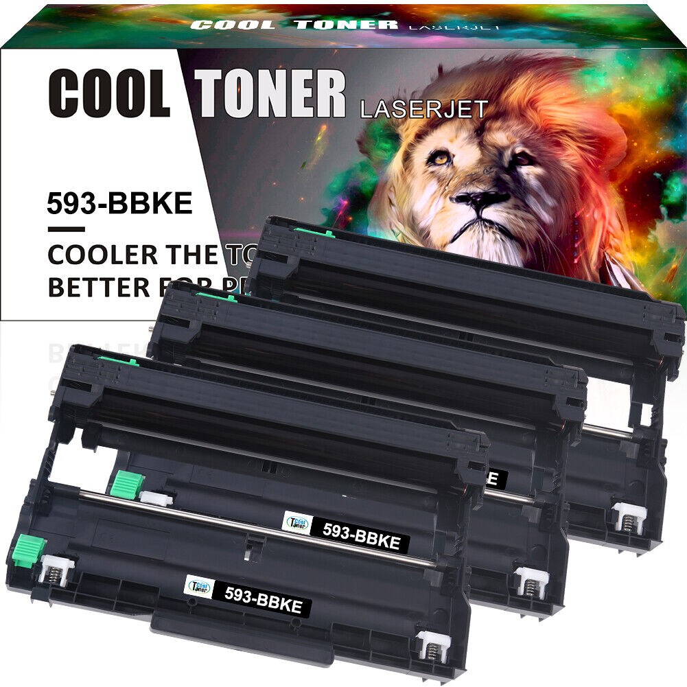 3 PK E310 ( 593-BBKE ) Drum Unit Compatible for Dell E310dw E514dw E515dw E515dn