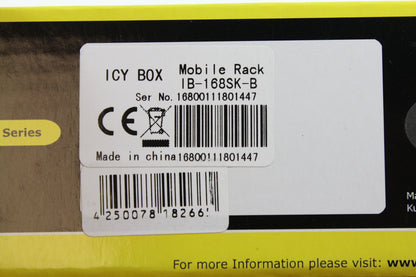 ICY BOX IB-168SK-B Trayless Rack SATA HDD Seagate ST3250312AS 250GB 7.2K 3.5" 6G