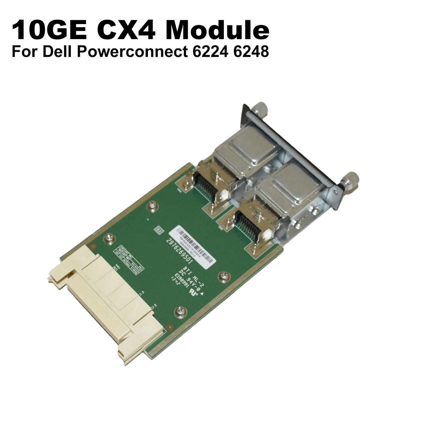Genuine Dell PowerConnect 6224 6248 Switch 10Gb Stacking Module Dual Port GM765