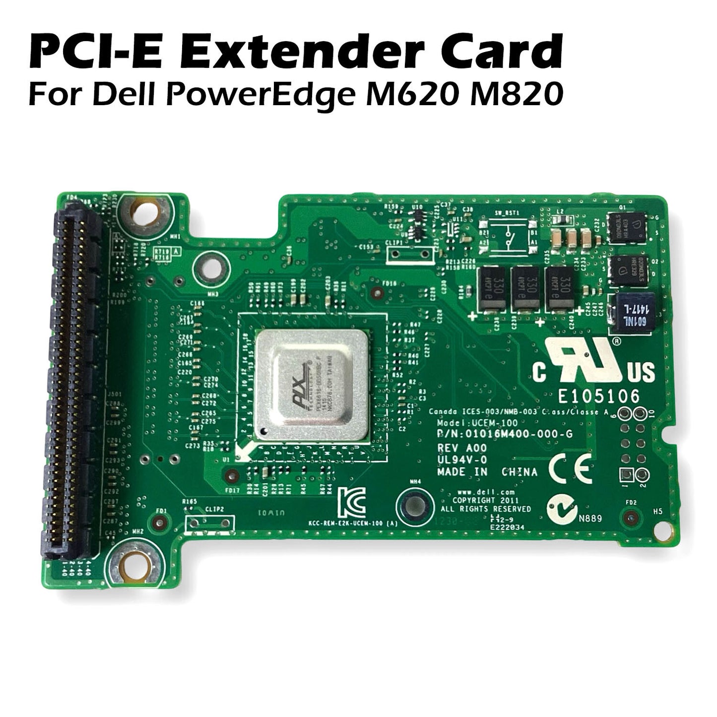 Genuine Dell PowerEdge M620 M820 SSD EMC Extender Modular Card PCI-E VJDTW