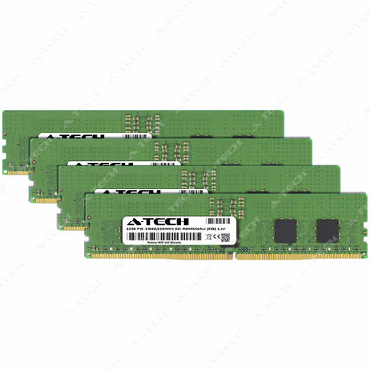 64GB 4x16GB PC5-5600 EC8 RDIMM Supermicro 8126GS-TNMR Memory RAM