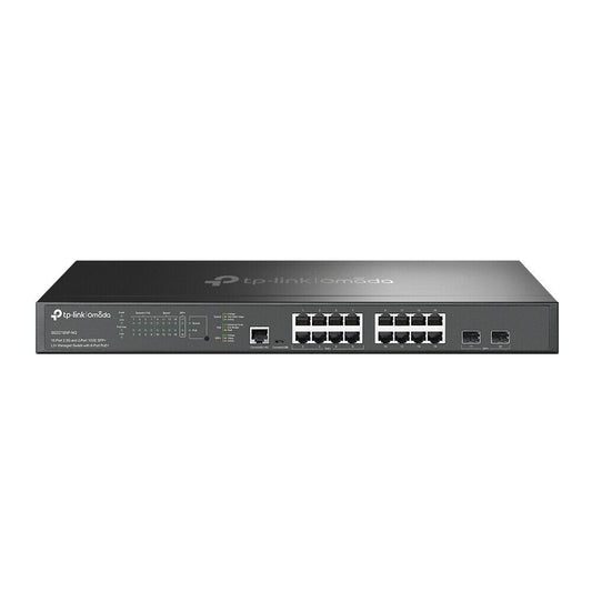 TP-Link SG3218XP-M2 | Omada 16-Port 2.5G L2+ Managed Switch | 8*PoE | 2*10Gb SFP