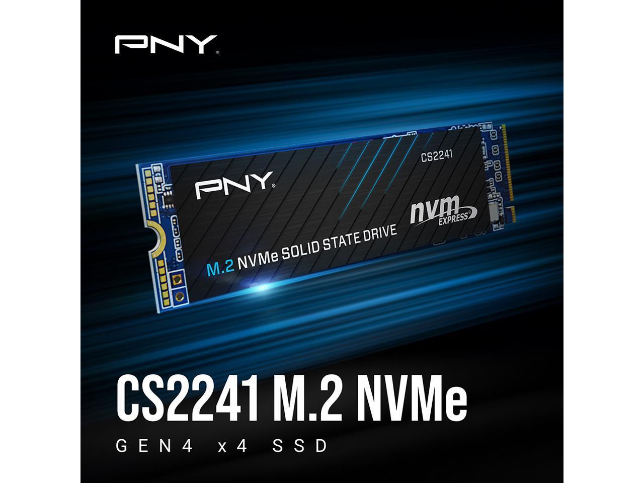 PNY CS2241 M.2 2280 1TB PCI-Express 4.0 x4 3D NAND Internal Solid State Drive (S