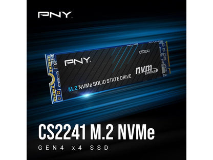 PNY CS2241 M.2 2280 1TB PCI-Express 4.0 x4 3D NAND Internal Solid State Drive (S