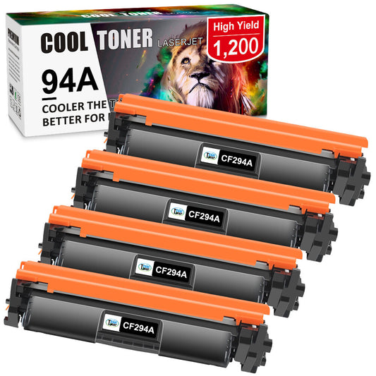 4 Pack 94A CF294A Toner Cartridge For HP LaserJet Pro MFP M118dw M148fdw M149fdw