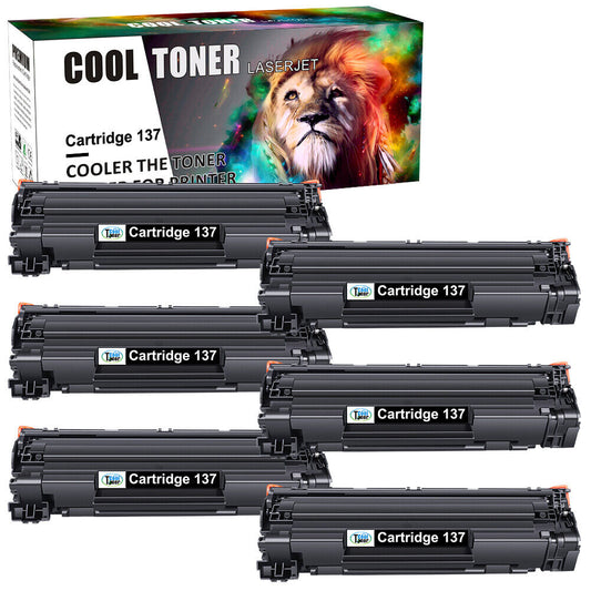 6 Pack 137 CRG137 Toner for Canon ImageClass MF227dw MF232w MF236n MF249