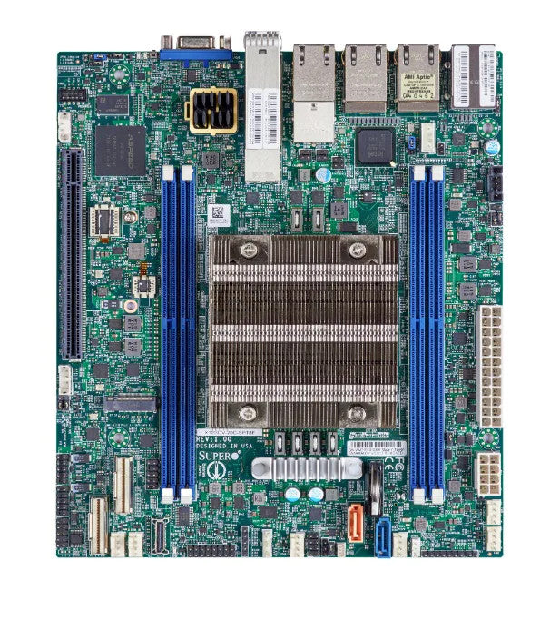 SuperMicro X12SDV-8C-SPT8F Micro-ATX Xeon D-2733NT Motherboard
