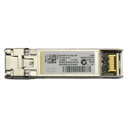 Lot of 2 Cisco 16GbE LW FC SMF 1310nm LC 10km SFP+ Transceiver DS-SFP-FC16G-LW