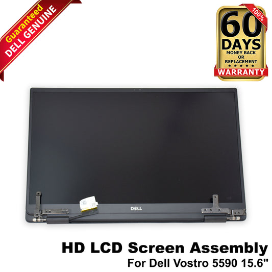 Dell Vostro 5590 15.6" FHD LCD Screen Display Complete Assembly Gray - XT4FT
