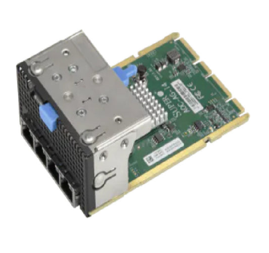Supermicro AOC-AG-I4 AIOM Quad-Port 1GbE RJ45, based on i350-AM4