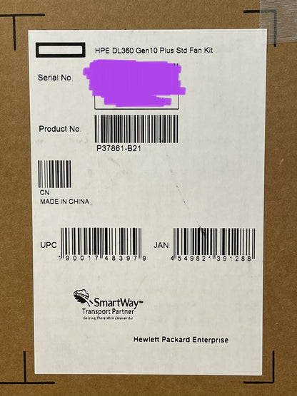 HPE ProLiant DL360 DL365 DL36X Gen10 Plus Standard Fan Kit Contains 2 Fan Module