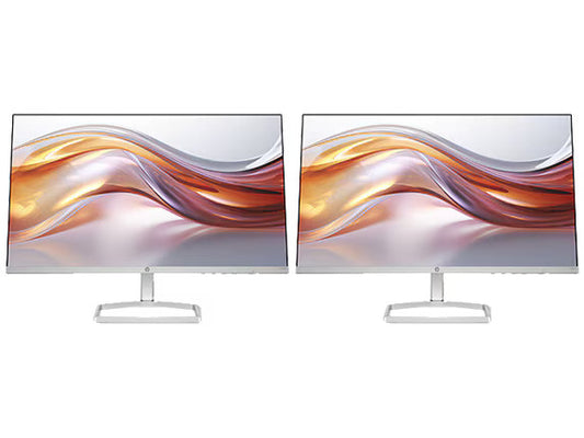 Dual HP Series 5 23.8 inch FHD Monitor Bundle 23.8" FHD (1920 x 1080) 48-100 Hz