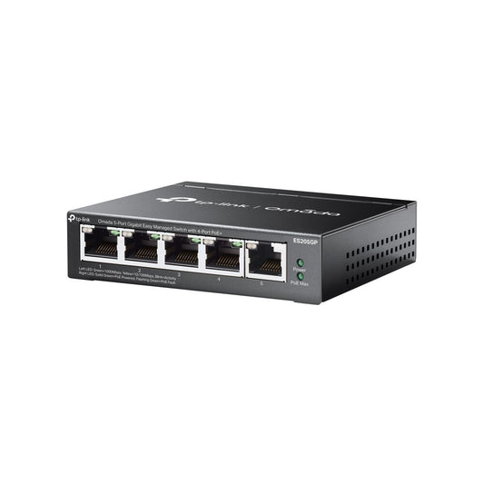 TP-Link ES205GP | Omada 5-Port Gigabit Easy Managed Switch | 4* PoE+ Ports