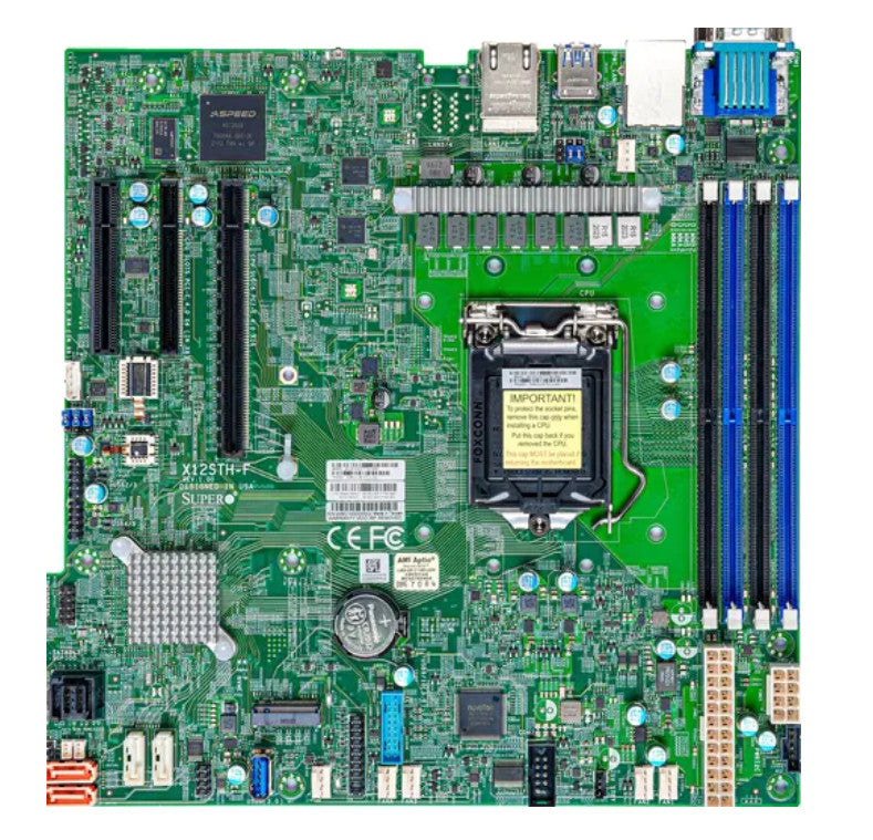 SuperMicro X12STH-F Micro-ATX Motherboard