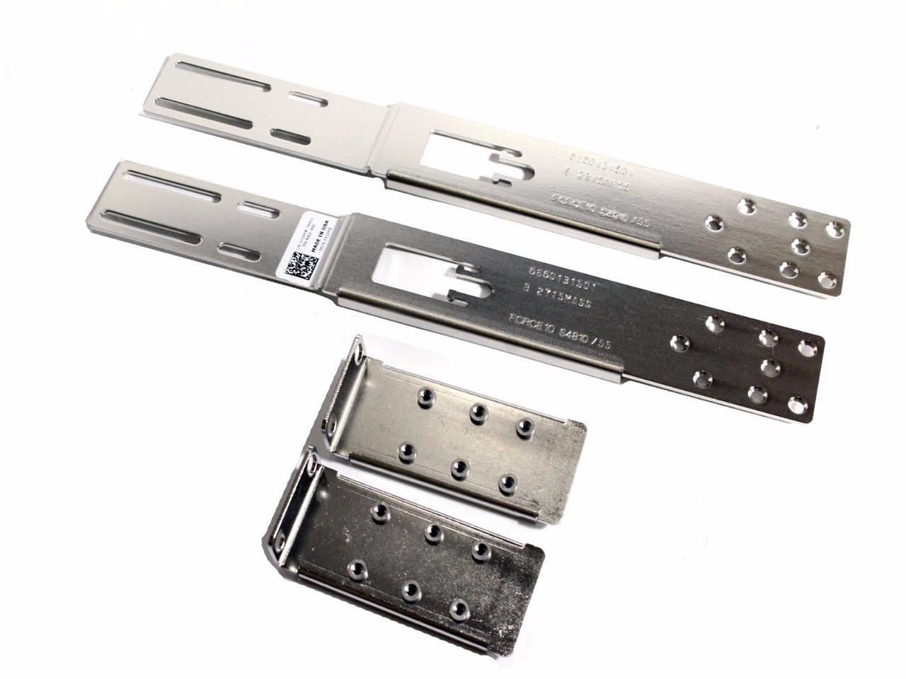 New Dell Force10 S55 Switch Rear Rack Mounting Bracket Kit Y1PF8 0Y1PF8