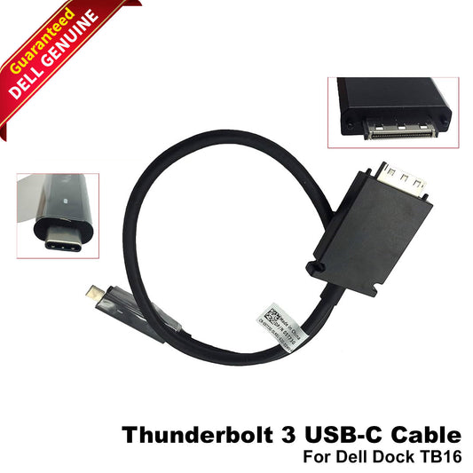 Lot 4 Dell Thunderbolt 3 USB-C Cable for TB15 TB16 Dock K16A K17A 5T73G 3V37X