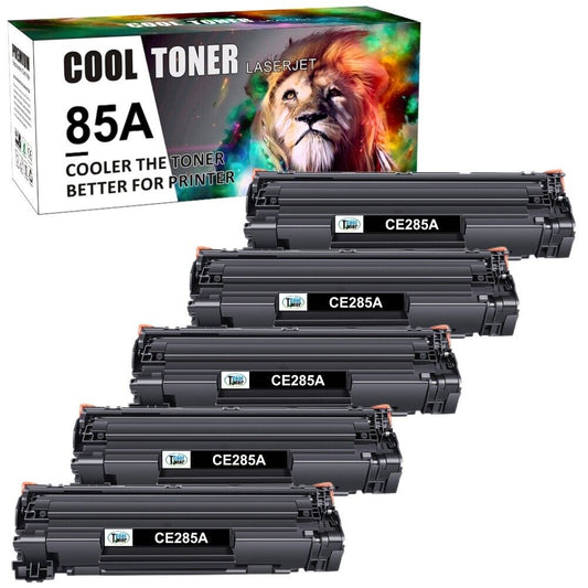 5 pack CE285A Toner Cartridges For HP 85A 285A LaserJet P1102 P1102W M1212NF MFP