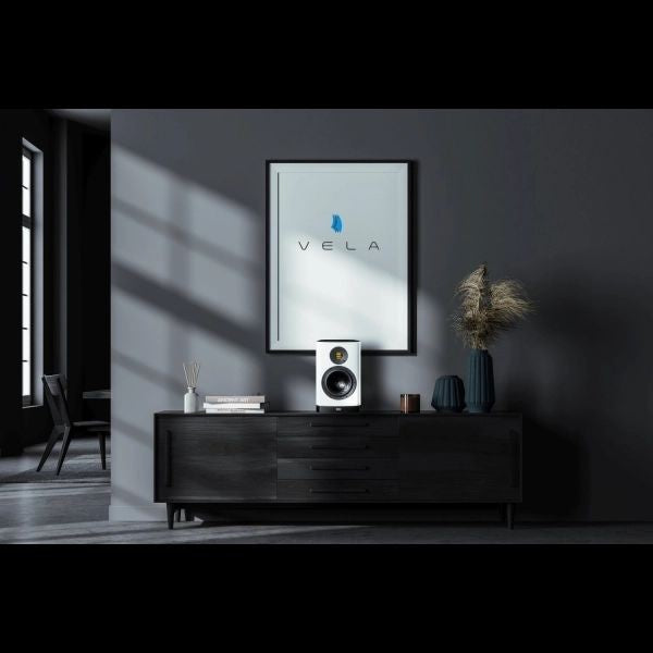 ELAC VBS404.2-GW Bookshelf Speaker in Gloss White (Pair)
