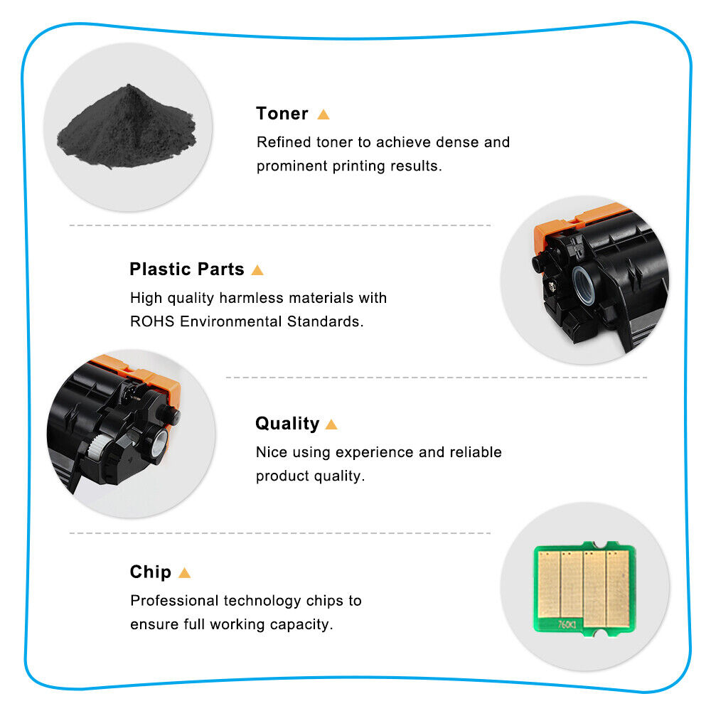 6 Pack TN1060 Toner Compatible With Brother HL-1110 MFC-1810 1815R DCP-1510 1610
