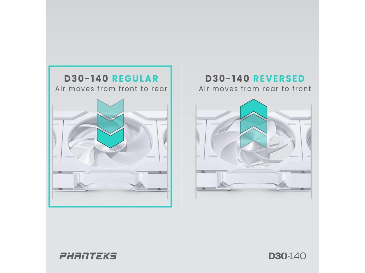 Phanteks CASE FAN PHANTEKS PH-F140D30_DRGB_PWM_WT01 R