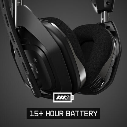ASTRO A50 Wireless Gaming Headset + Base Station - PS4/PC/Mac, Dolby 7.1, Black