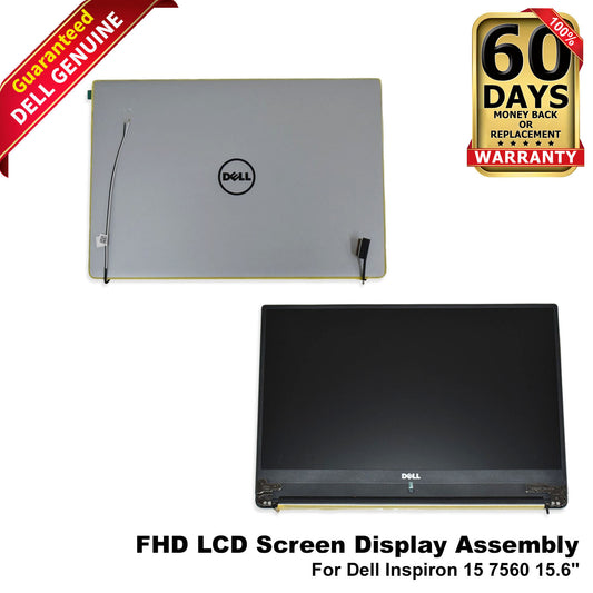 Dell Inspiron 15 7560 15.6" FHD LCD Display Assembly WK96V WCFPY