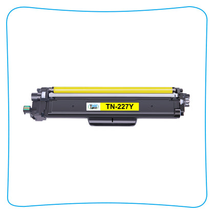 4x TN227 Yellow Toner Compatible With Brother HL-L3210CW HL-3230CDW HL-L3270CDW
