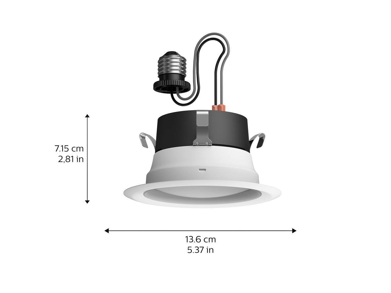 Philips Hue 4" LED White & Color Ambiance Recessed Downlight 578419