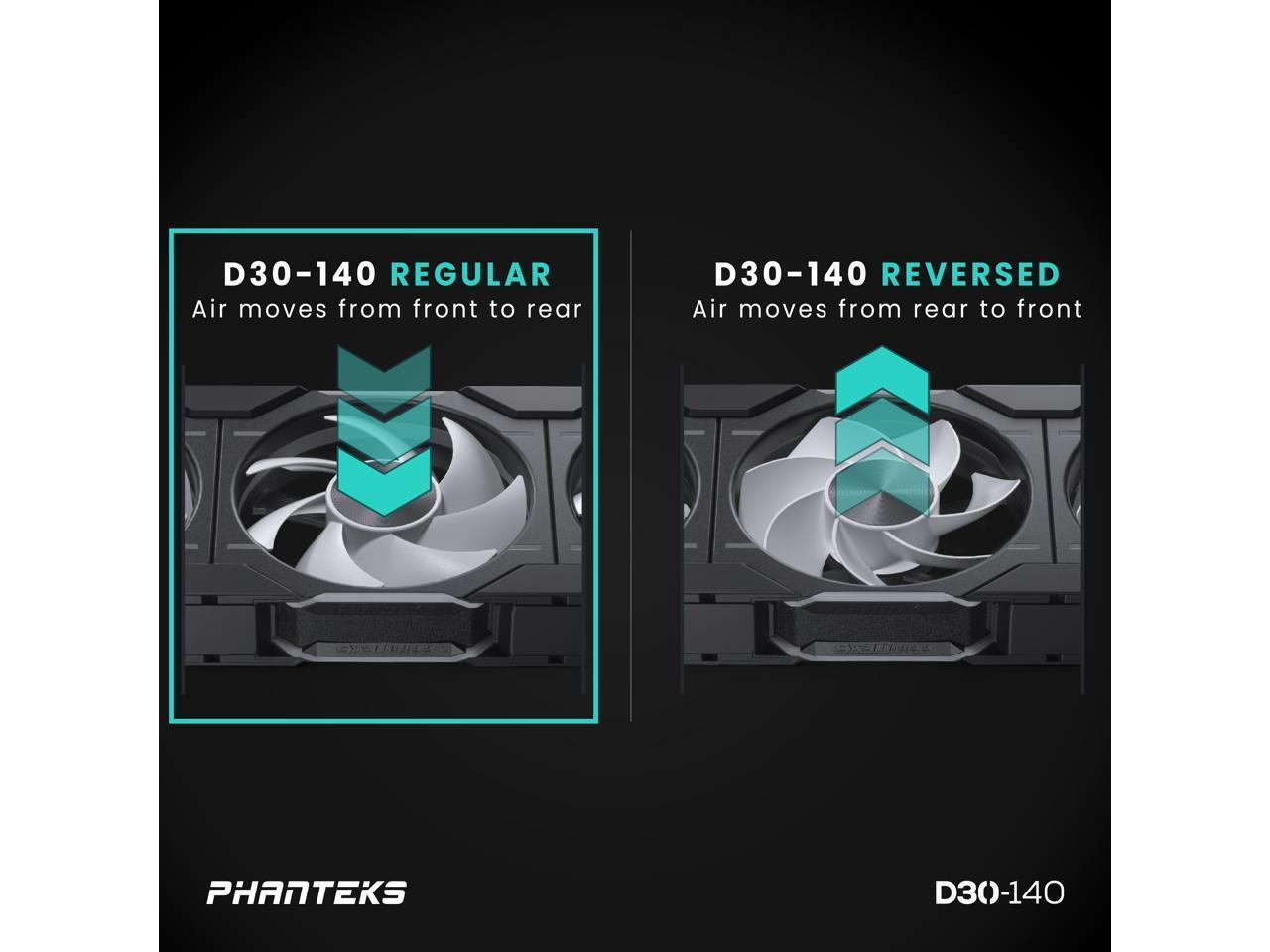 Phanteks CASE FAN PHANTEKS PH-F140D30_DRGB_PWM_BK01_3P R