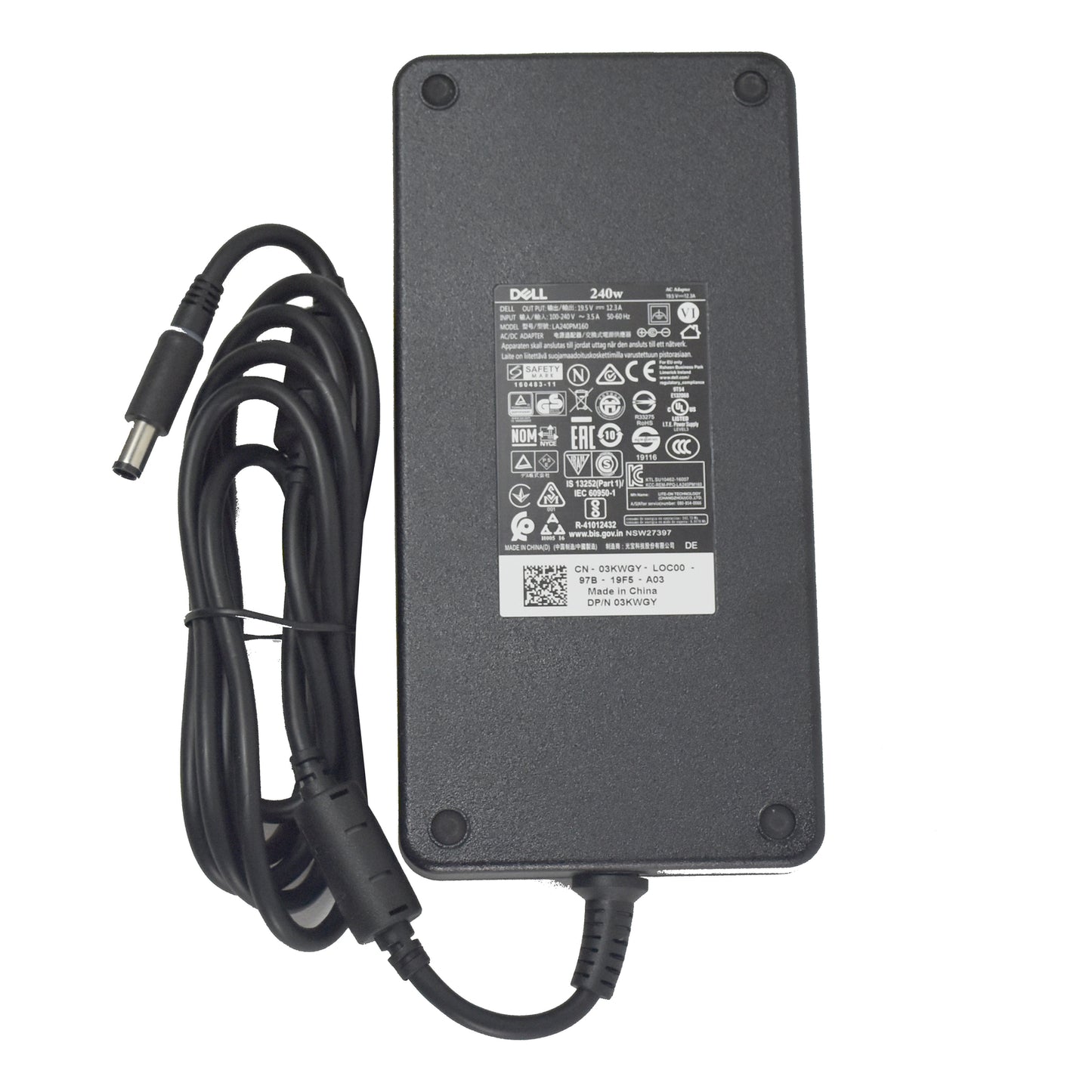 Dell Precision USB-C Thunderbolt Docking Station W/ 240W AC Adapter K16A TB18DC