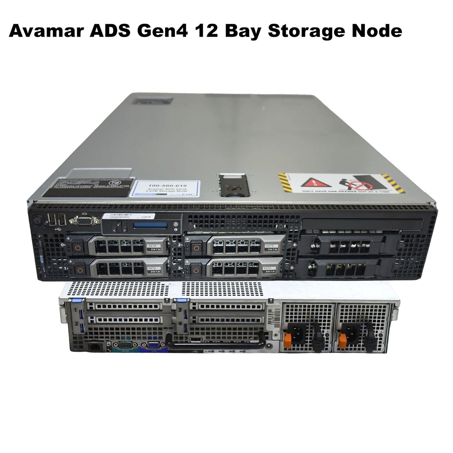EMC Avamar ADS Gen4 2.6TB 12-Bay Storage Node - High Capacity 100-580-619