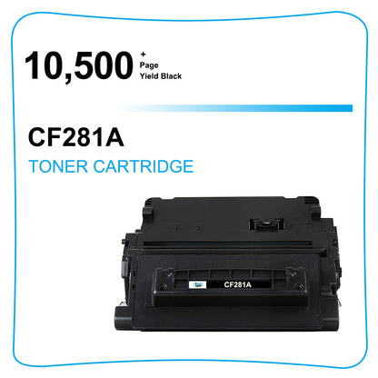 10PK CF281A 81A Toner Cartridge For HP LaserJet Enterprise Flow MFP M630dn M630z