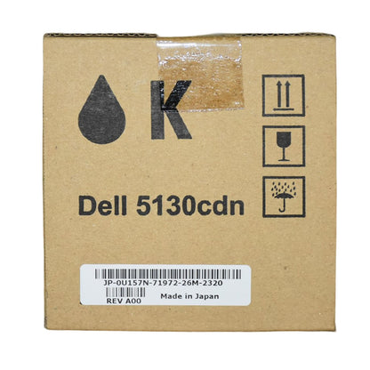 Genuine Dell 5130cdn Color Laser Printer Black 9000 Yield Toner Cartridge U157N