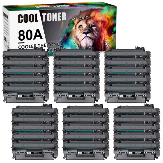 30 x CF280A 80A Toner Compatible For HP LaserJet Pro 400 M401dn M401n MFP M425dn