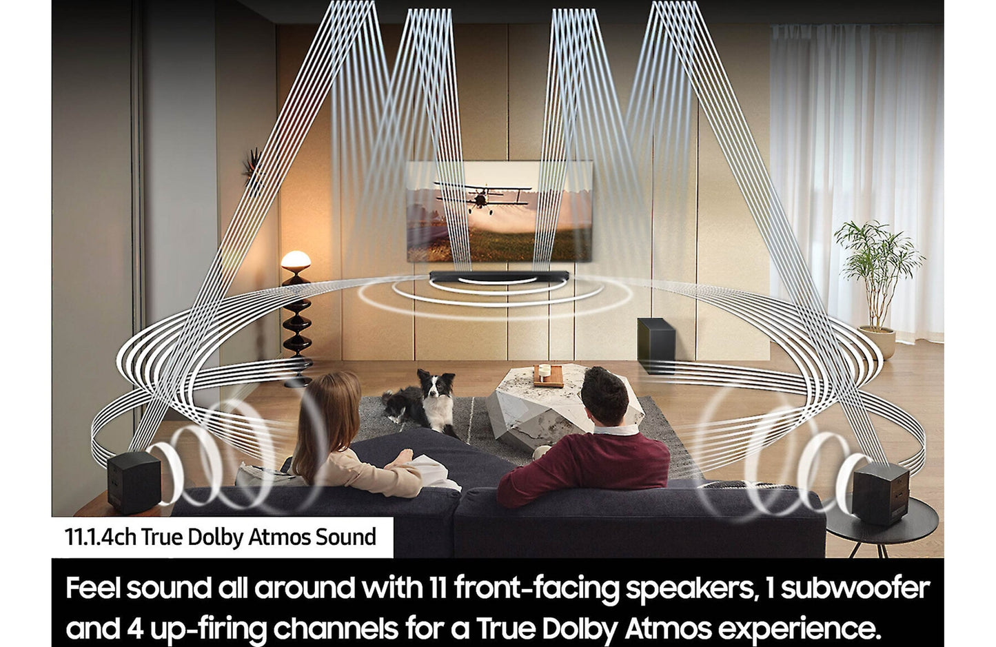 Samsung HW-Q990C Powered 11.1.4-Channel Soundbar System with Wi-Fi HW-Q990C/ZA
