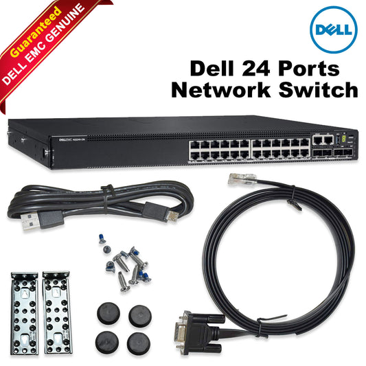 Dell N2224X-ON 24 Ports 2.5GbE RJ45 4GB 3 Layer 550w Networking Switch 399P5