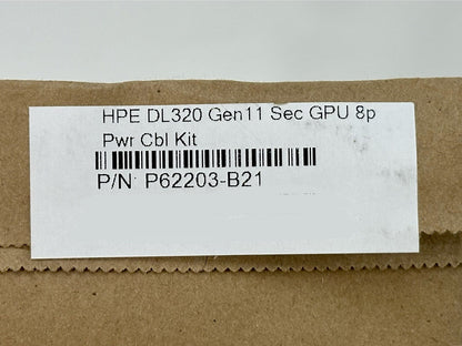 HPE ProLiant DL320 Gen11 Secondary GPU 8p Power Cable Kit P62203-B21 A16