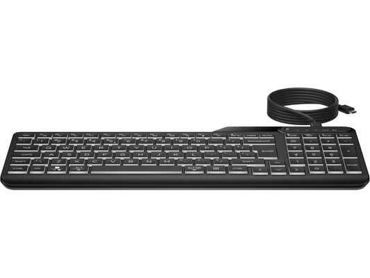 HP 400 Backlit Wired Keyboard