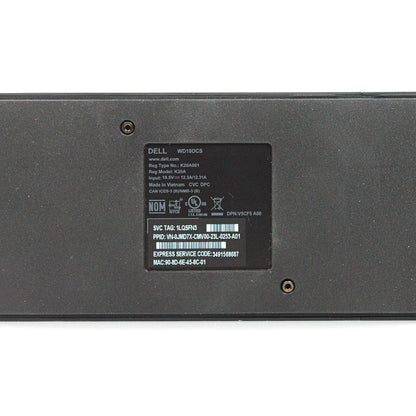 Dell WD19DCS / K20A USB-C Performance Docking Station V5CF5 K20A001 w/ 240w AC