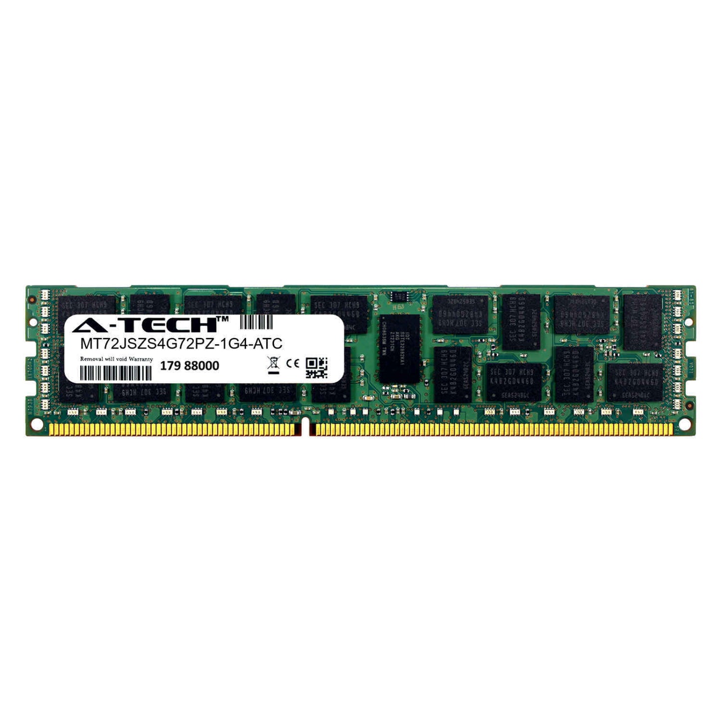 32GB PC3-10600R RDIMM (Micron MT72JSZS4G72PZ-1G4 Equivalent) Server Memory RAM