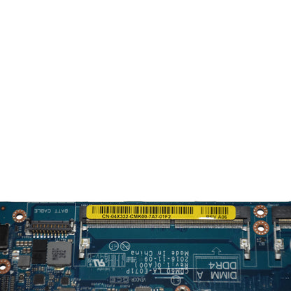 Dell Latitude 5280 Laptop Motherboard i7-7600U 2.8GHz DDR4 LA-E071P 4X332