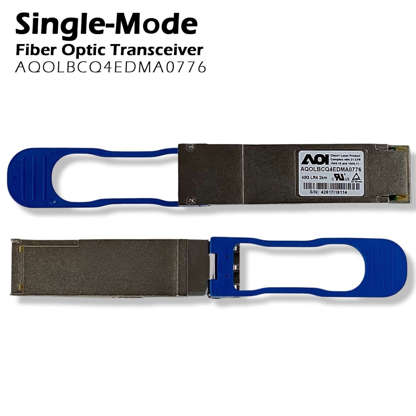 AOI QSFP+ 40G-LR4 Lite 2km 1301nm 4xCWDM Daul LC SMF AQOLBCQ4EDMA0776