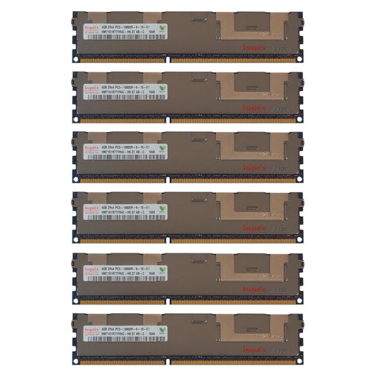 24GB Kit 6x 4GB HP Proliant ML370 SL160S SL170S DL180 DL170H G6 Memory Ram