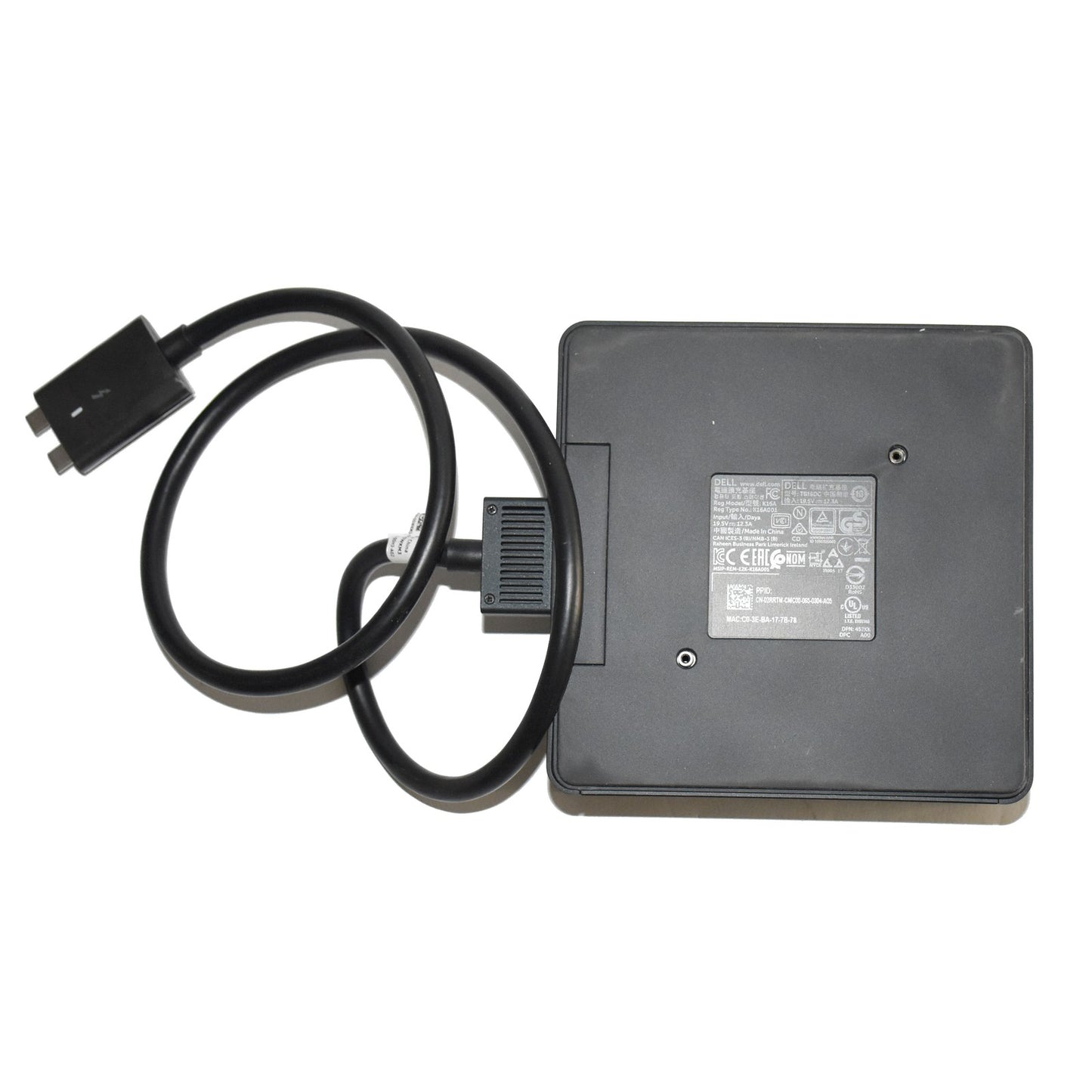 Dell Precision 7730 7530 K16A Thunderbolt 3 USB-C Docking Station 2RRTM TB18DC