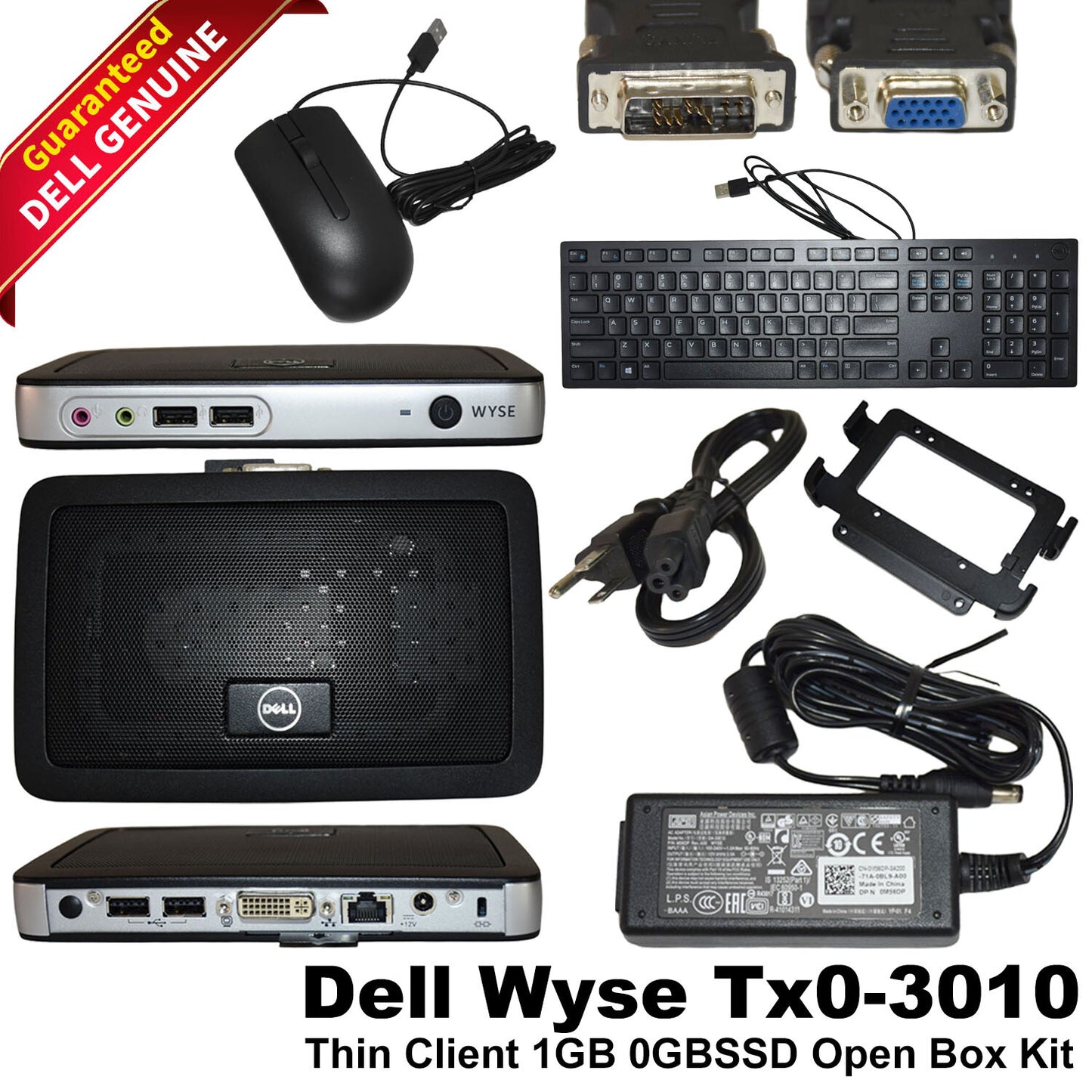 Dell Wyse Tx0 3010 Thin Client MARVEL PJ4 v7 1.0GHz 1GB RAM THINOS 8.1_027 PHRX3