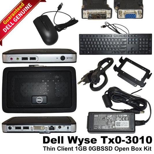 Dell Wyse Tx0 3010 Thin Client MARVEL PJ4 v7 1.0GHz 1GB RAM THINOS 8.1_027 PHRX3