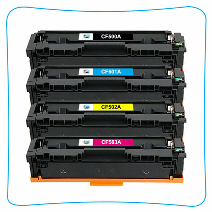 8 CF500A 202A Compatible With HP Color LaserJet Pro M254dw M281cdw M281fdw Toner