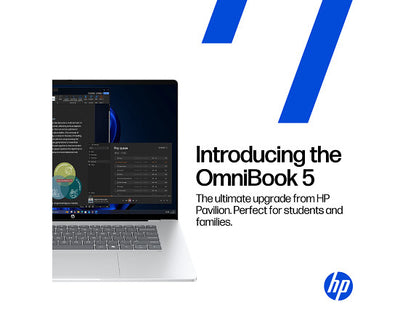 HP OmniBook 5 Laptop Computer 14" 2K Touch Screen Snapdragon X Plus 32 GB