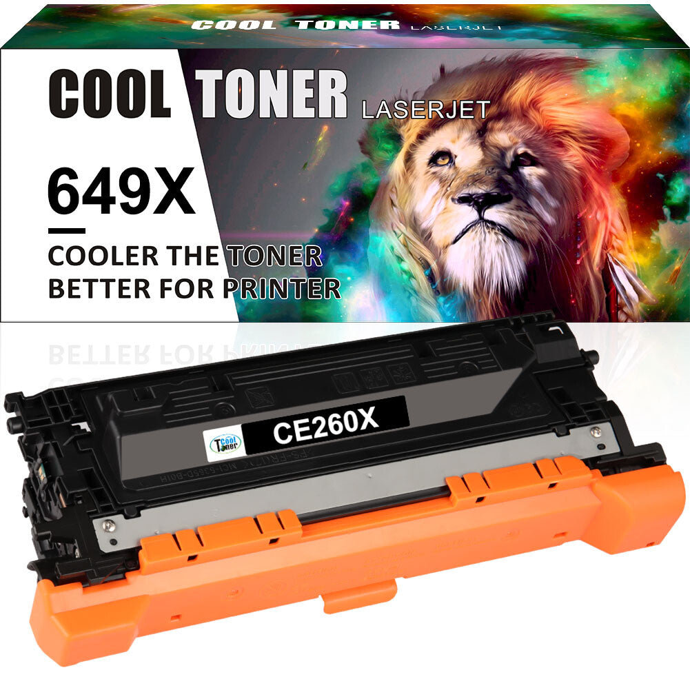 1PK Toner Compatible with HP CE260X 649X LaserJet CP4520 CP4525 CP4525N CP4525DN