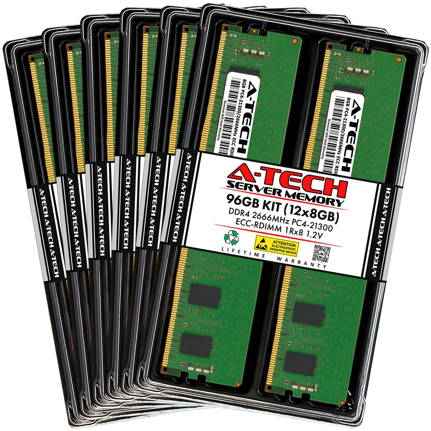 96GB 12x 8GB PC4-2666 RDIMM Lenovo Flex System x240 M5 Memory RAM